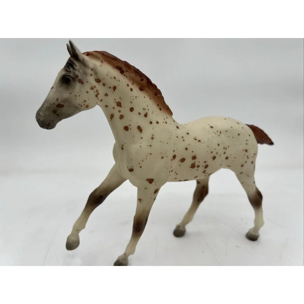 Breyer Stablemates Scrambling Foal Brown Leopard Appaloosa Horse Mold 5613